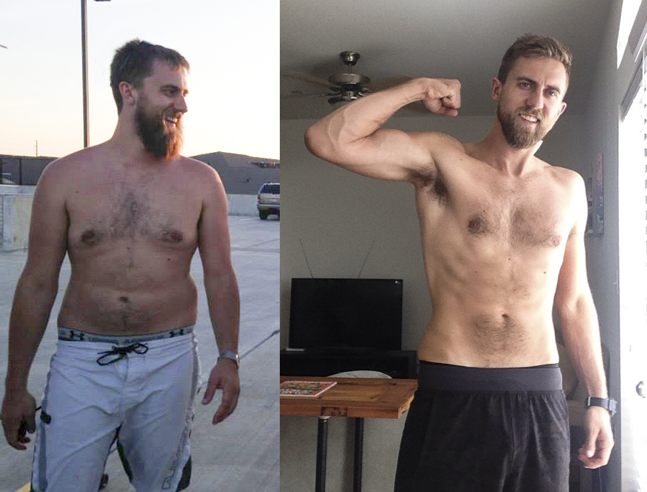 Crossfit guys before and after